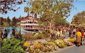 DISNEYLAND Anaheim California 1960s Postcard Mark Twain Frontierland