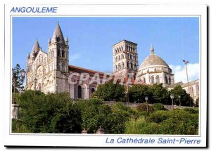 Modern Postcard Angouleme La Cathedrale Saint Pierre