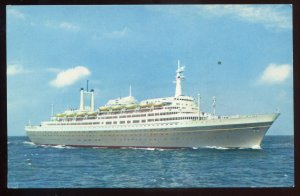 h2294 - Flagship ROTTERDAM Postcard 1960s Holland America Line