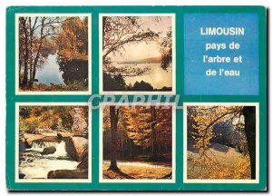 Postcard Modern Limousin Country of the tree and water