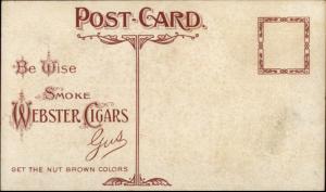 Daniel Webster Cigars Elms Farm NH c1910 Postcard