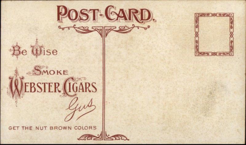 Daniel Webster Cigars Elms Farm NH c1910 Postcard