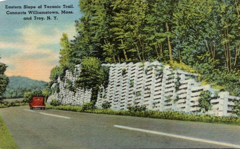 New York Troy Eastern Slope Of Taconic Trail 1951