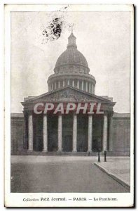 Paris Old Postcard Pantheon