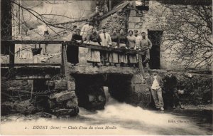 CPA DUGNY - Chute d'eau du vieux Moulin (44426)