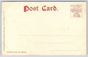 Post Office Lowell Massachusetts MA Main Street And Building Landmarks Postcard