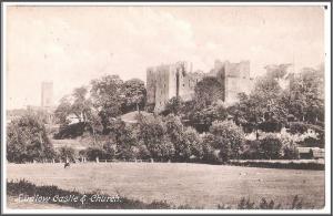 Wales Ludlow Castle & Church - [FG-184]