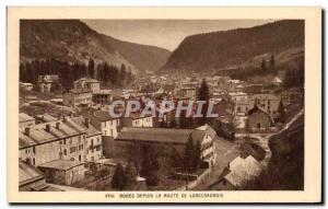 Old Postcard Morez From Route Longchaumois