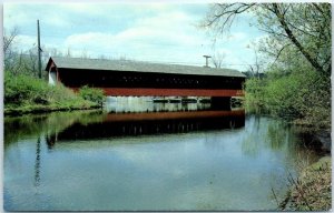 Postcard - Paper Mill Bridge - North Bennington, Vermont