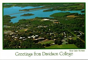 North Carolina Davidson Aerial View Greetings From Davidson College