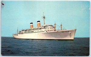 Postcard - S.S. Constitution - American Export Isbrandtsen Lines