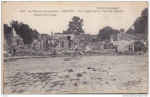 La France reconquise, CHAUNY, Market Place ruins, Aisne, France, 00-10s