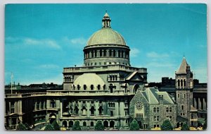 The Mother Church Of Christian Science Boston Massachusetts Religious Postcard