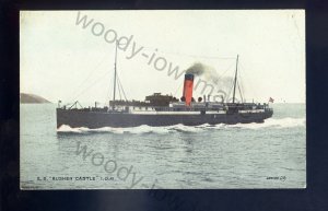 f2472 - Isle of Man Steam Packet Ferry - Rushen Castle - postcard