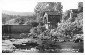 Springtown Tennessee Old Mill Waterfront Real Photo Antique Postcard K107258