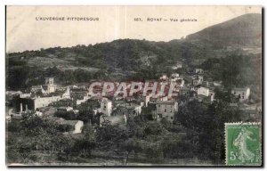 Old Postcard The Picturesque Auvergne Royat General view