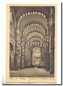 Vezelay Old Postcard Basilica of the Madeleine