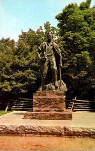 Illinois New Salem Lincoln Statue In New Salem State Park