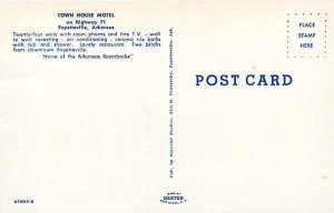 AR, Fayetteville, Arkansas, Town House Motel, Multi-View, Dexter Press No 27693B