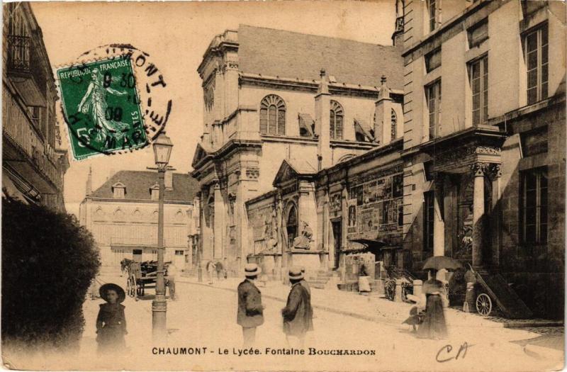 CPA CHAUMONT Le Lycée. Fontaine BOUCHARDon (616500)