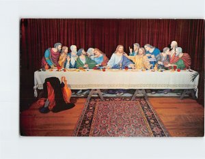 Postcard 3 Dimensional Last Supper,  Upper Room, St. Petersburg, Florida