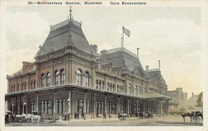 Bonaventure Train Station, Montreal, Quebec, Canada, Early Postcard