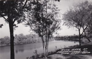 Illinois Prophetstown State Oark Rock River Real Photo