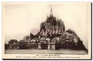 Normandy Mont Saint Michel Old Postcard