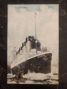 Mint England Picture Postcard SS Olympic Transatlantic Passenger Ship