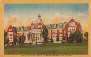 Postcard The Mount St Mary College for Women Manchester NH