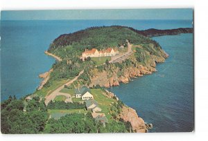 Cape Breton Highland Nova Scotia Canada Vintage Postcard Keltic Lodge Aerial