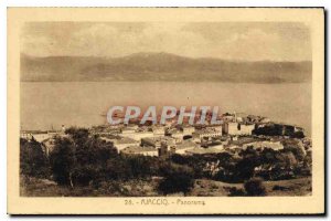 Old Postcard Panorama Ajaccio