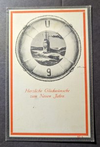 Mint Germany Feldpost Postcard SM Schiff Navy Military Post U9