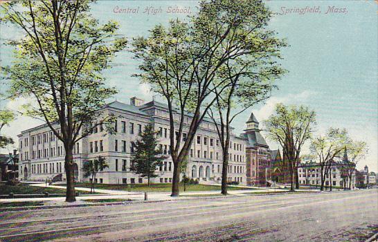 Massachusetts Springfield Central High School 1909