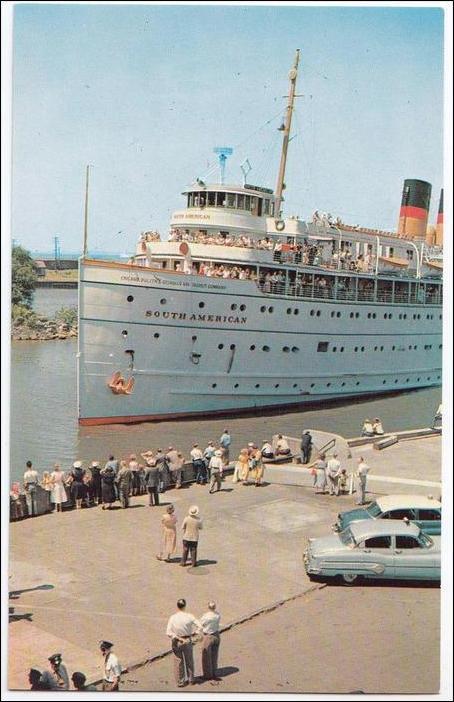 NY - Buffalo. SS South American, Lackawanna Terminal