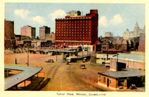 Canada - ON, Windsor. Tunnel Plaza