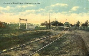 Entrance to Lincoln Park in Grand Forks, North Dakota