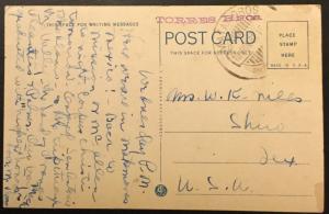 Postcard Used Plaza De Mercado Matamoros Mexico LB