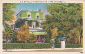 Birthplace Of Admiral Richard R Byrd Winchester Virgina