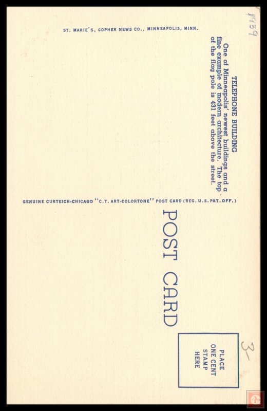 Telephone Building, Minneapolis, Minn