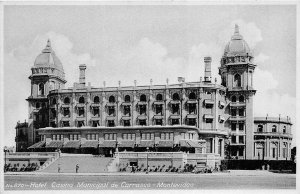 Montevideo Uruguay 1930-40s Postcard Hotel Casino Municipal de Carrasco