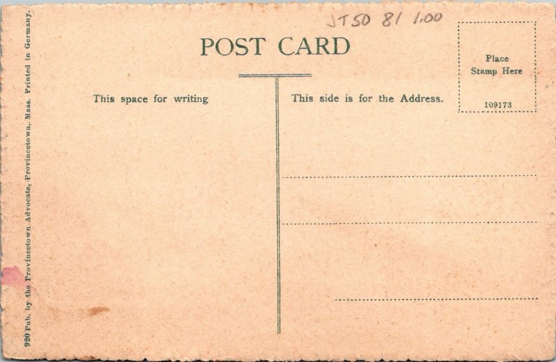 MA Postcard Cape Cod North Truro The Bluffs Highland Light JD17