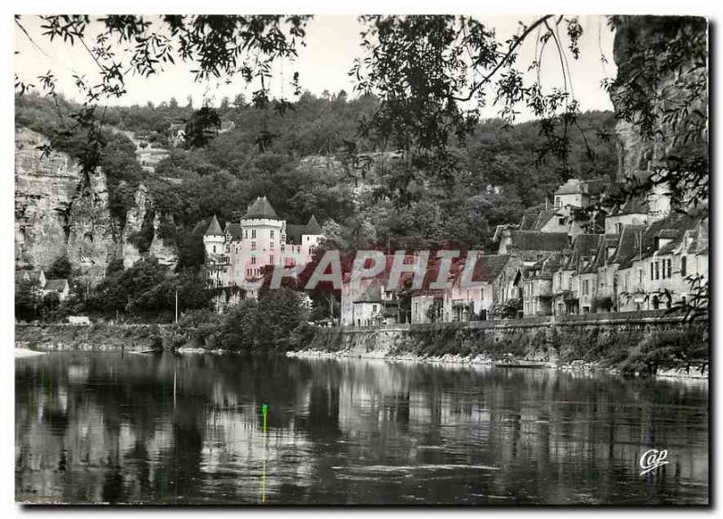 Old Postcard Roque Gageac General view