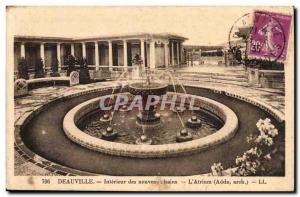 Deauville - Interior of new bathroom L & # 39Atrium - Old Postcard