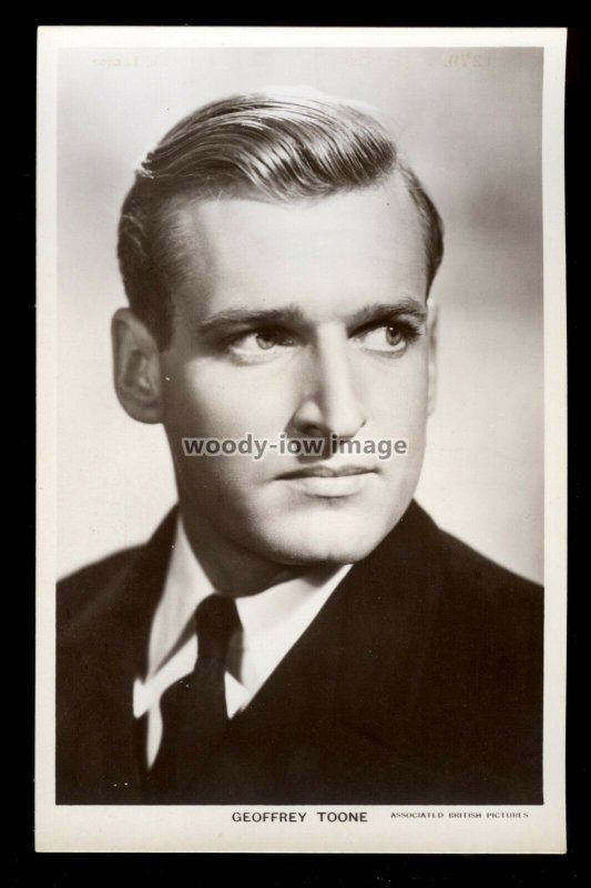 b1631 - Film Actor - Geoffrey Toone - Picturegoer No. 1279 - postcard