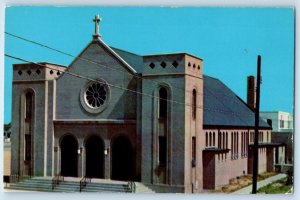 1960 Seaside Heights New Jersey Postcard Our Lady Perpetual Help Catholic Church