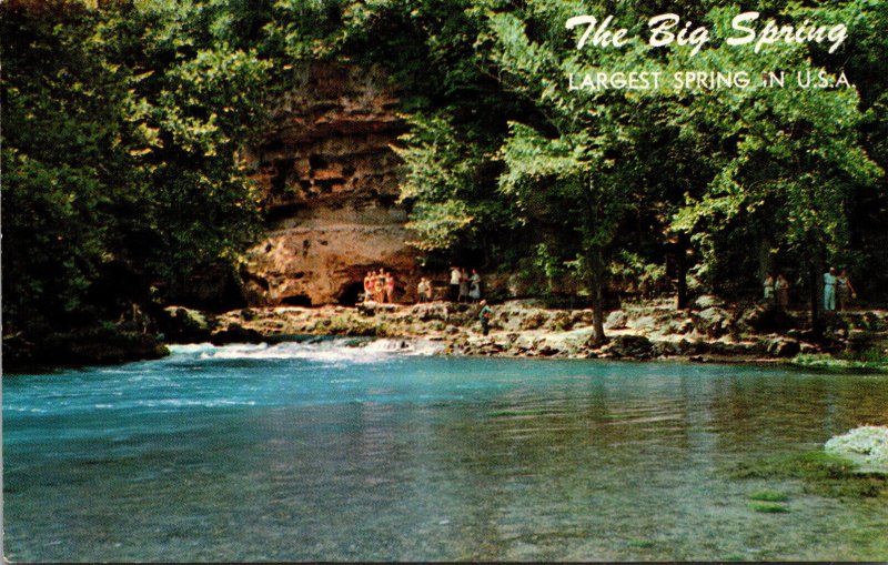 Missouri The Big Spring Near Van Buren