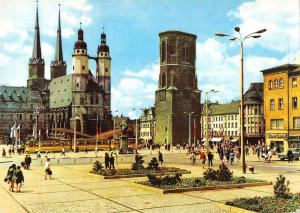 BR88754 halle saale markt germany tramway tram