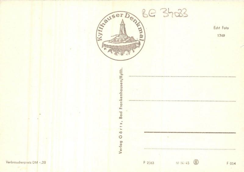 BG34033 kyffhauser gebirge   germany