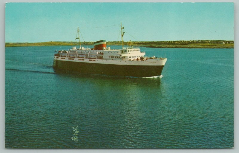 ShipsMotor Vessel Bluenose Car Ferry From Nova Scotia To MaineVintage Postcard